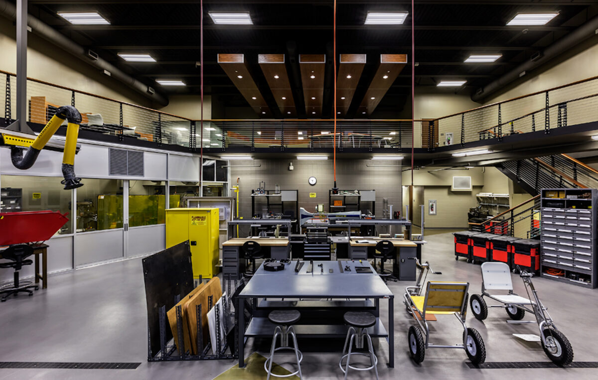 Engineering Lab inside the Reed Hall of Science