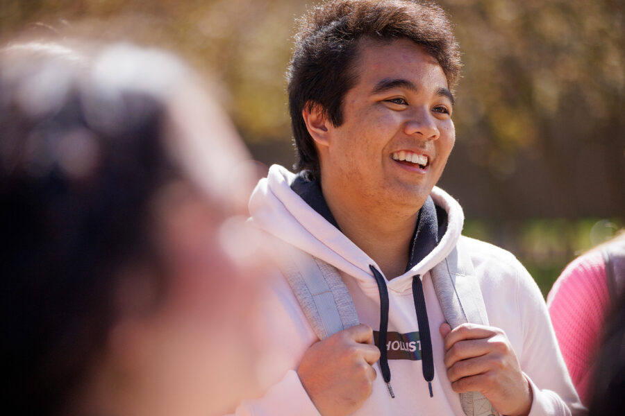 Young man standing