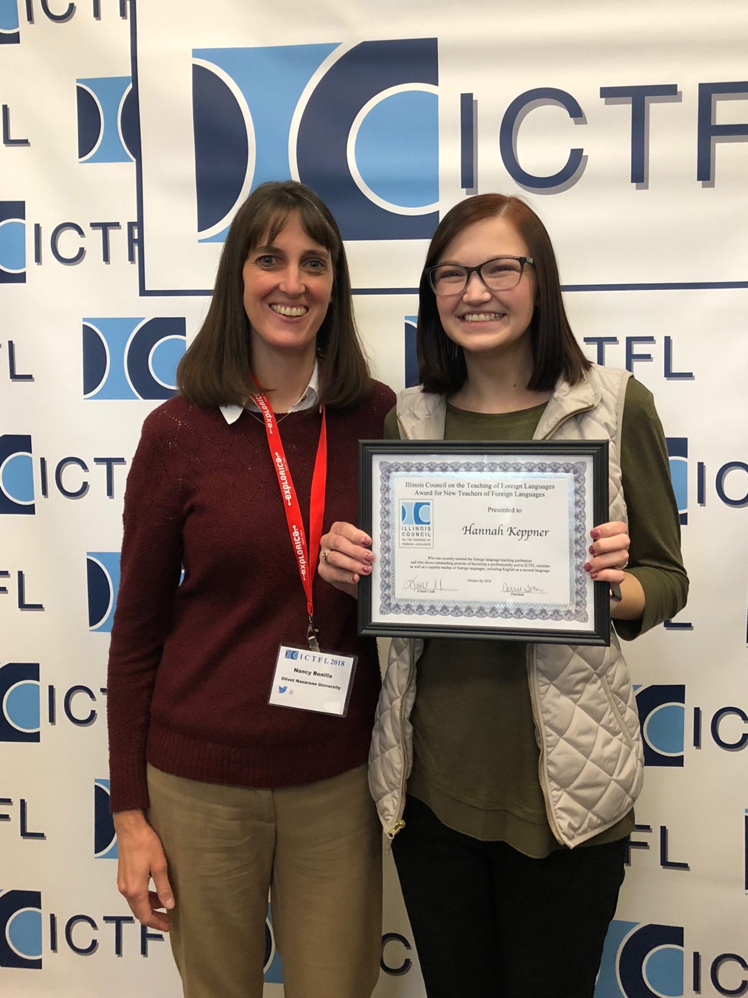 Olivet alumni_Hannah Keppner_School of Education_Spanish_foreign language_high school_ICTFL_Web.jpg