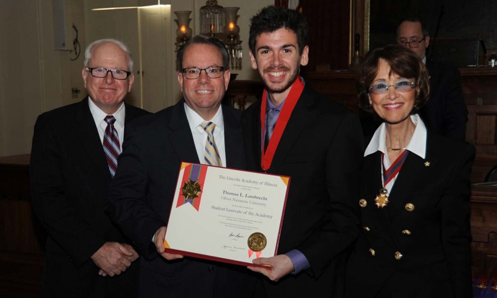 Olivet student_Tommy Lambrecht_2018 Student Laureate_Lincoln Academy of Illinois_Web.jpg