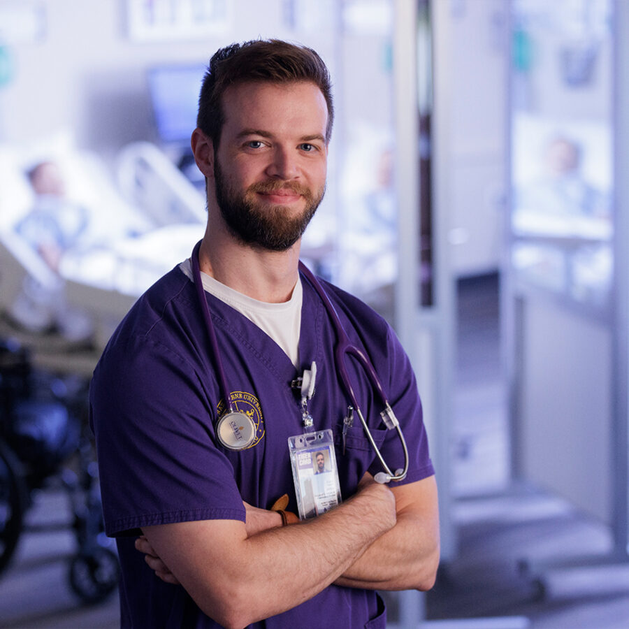 male nursing student