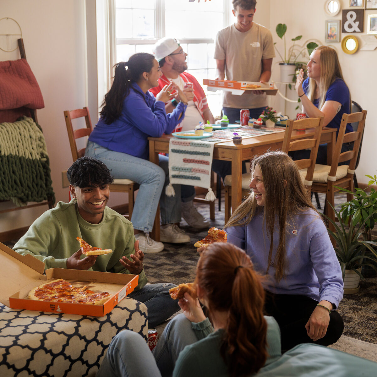 Home pizza party