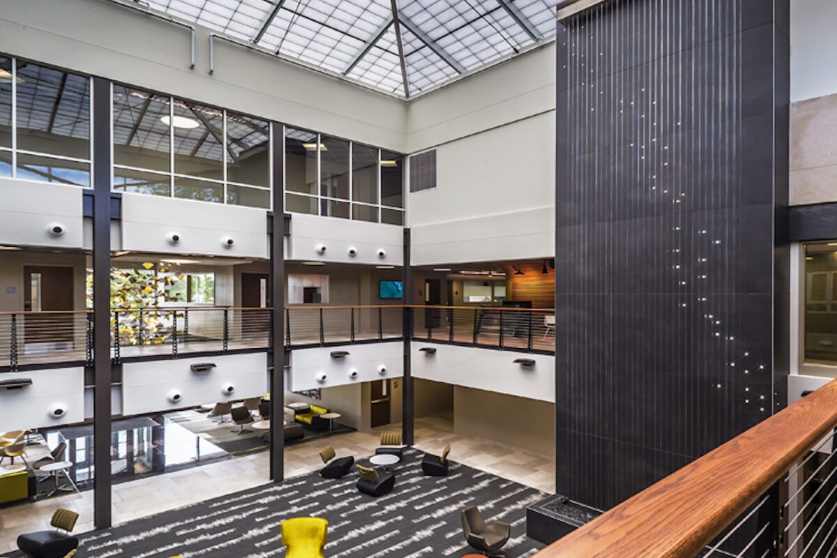 Second Floor overlooking Reed Hall of Science, ONU