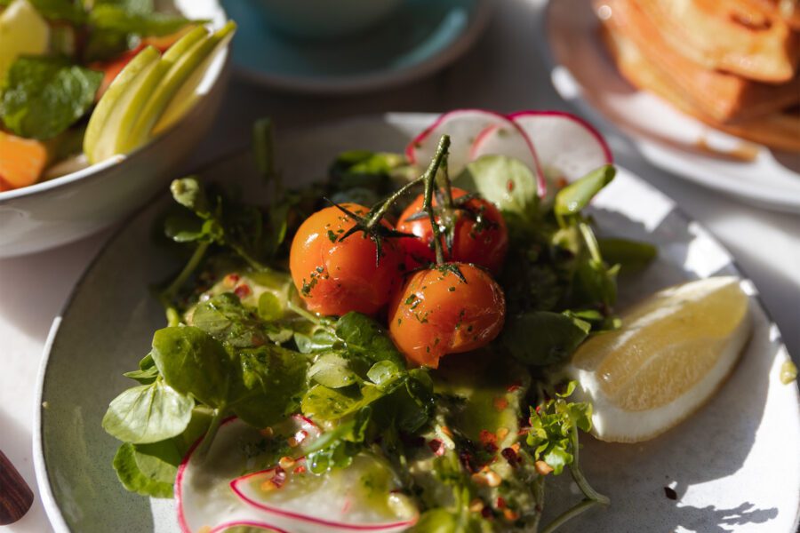 Detail photo of food