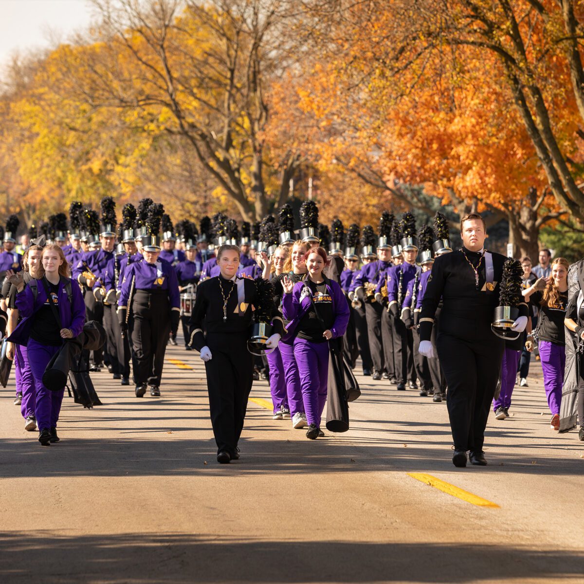 Marching Band during homecoming