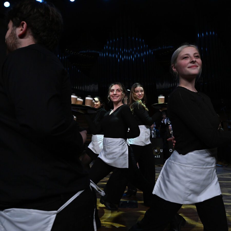 Performers on stage during Sounds of the Season