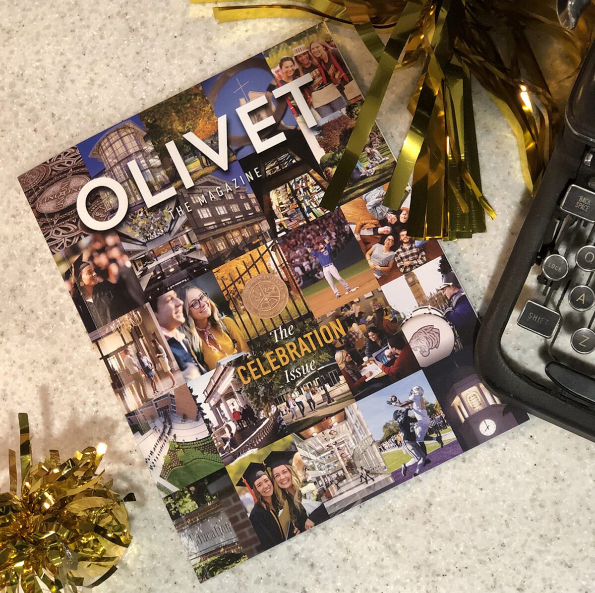 Olivet Magazine on table