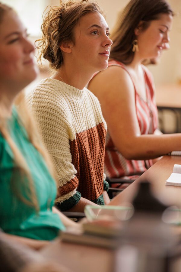 Photo of girl in class