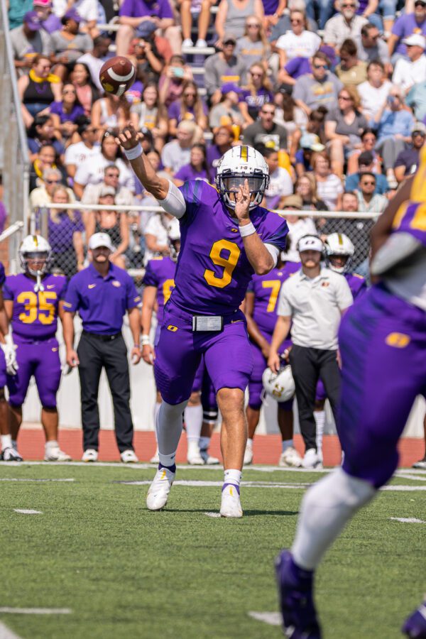 Football player cheers