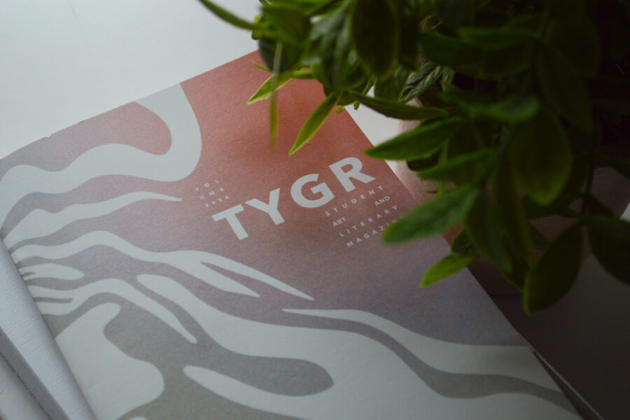 Close up photo of TYGR magazine