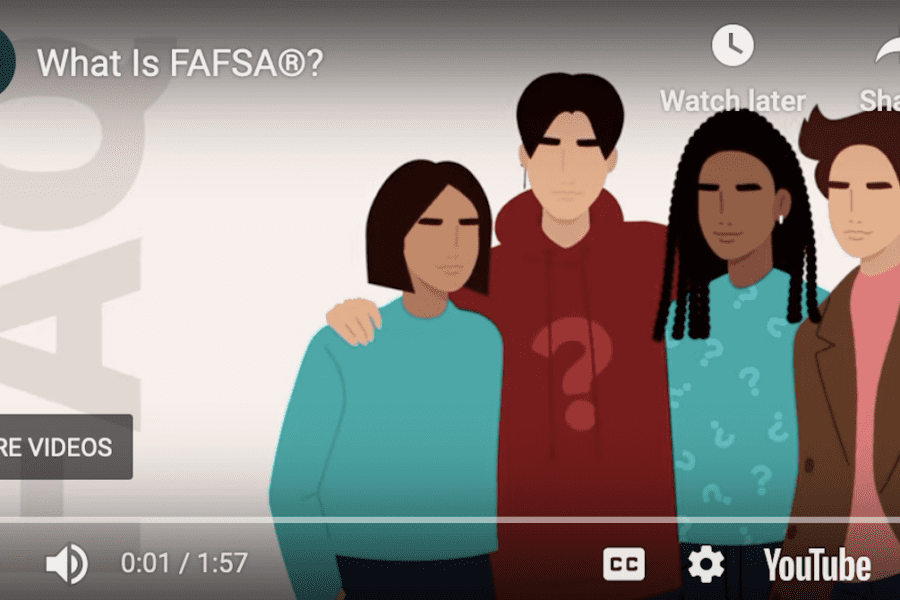 What is FAFSA Youtube preview photo
