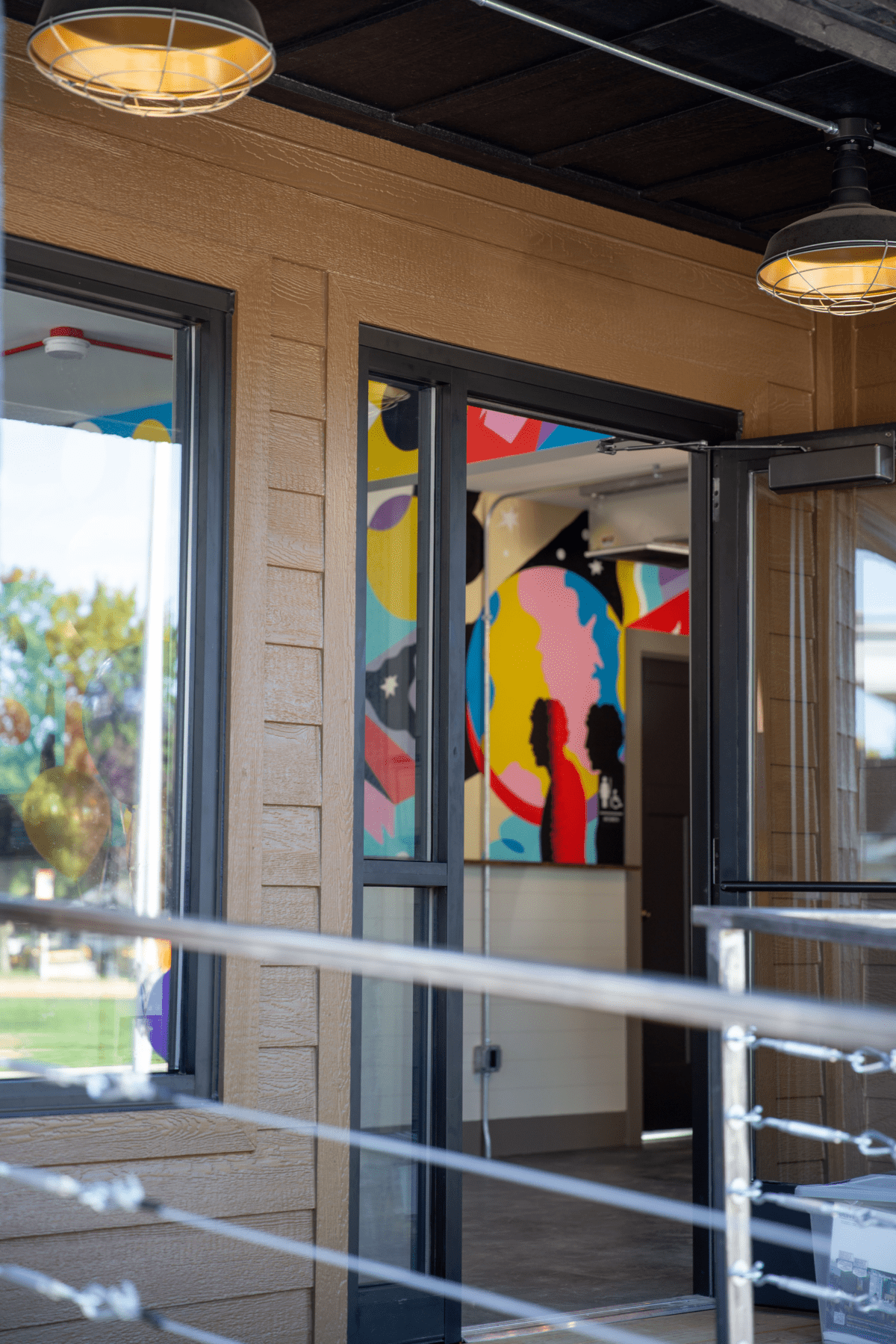 The entrance to Connect Roasters