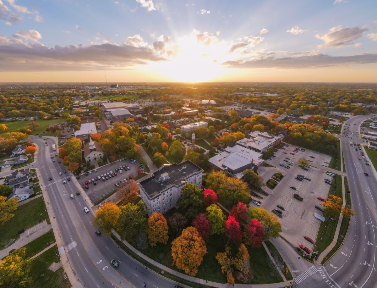 Northwest campus entrance to ONU