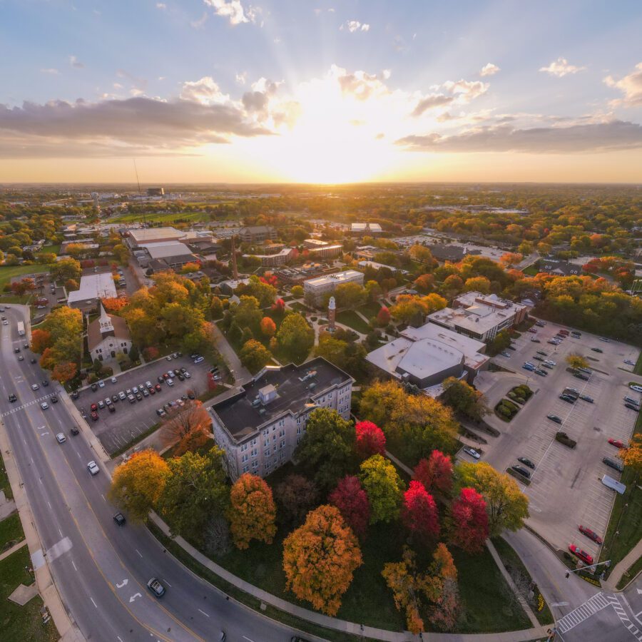 Northwest campus entrance to ONU