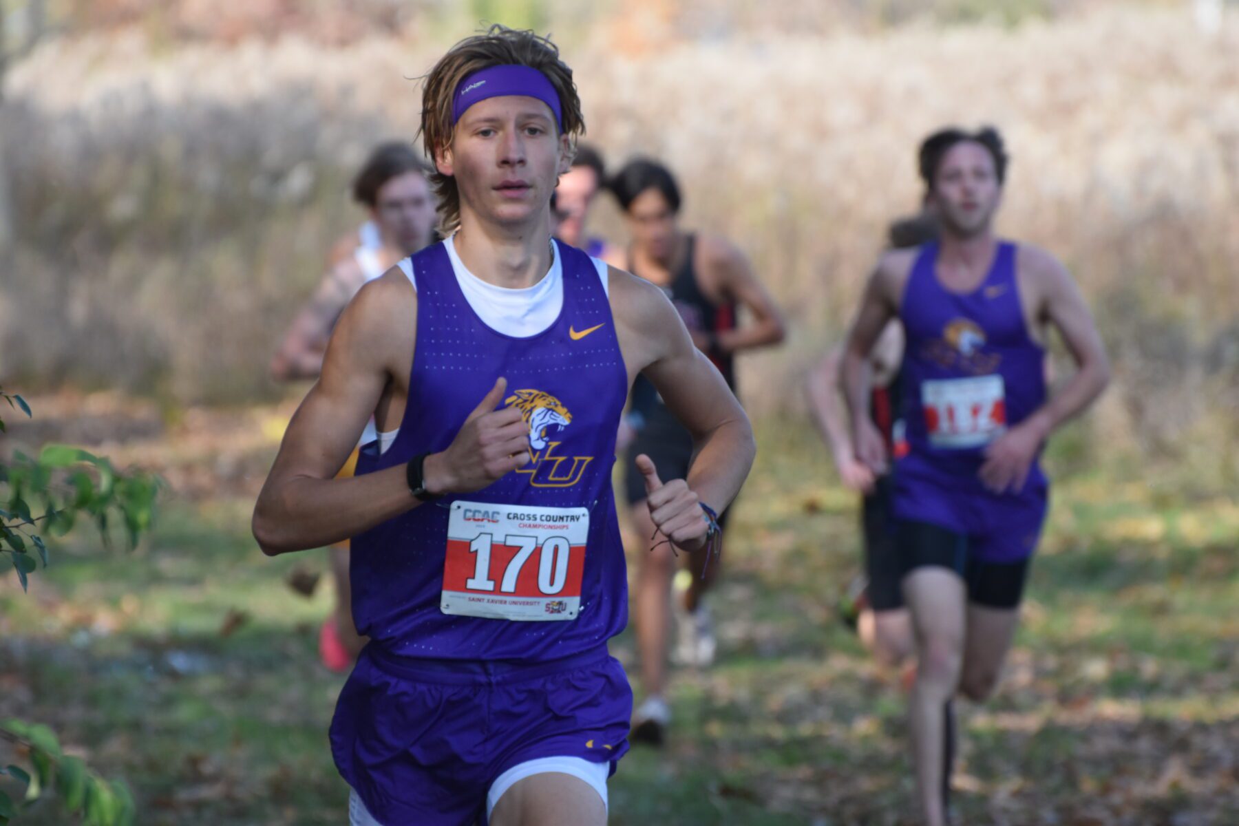 Olivet men's cross country runner