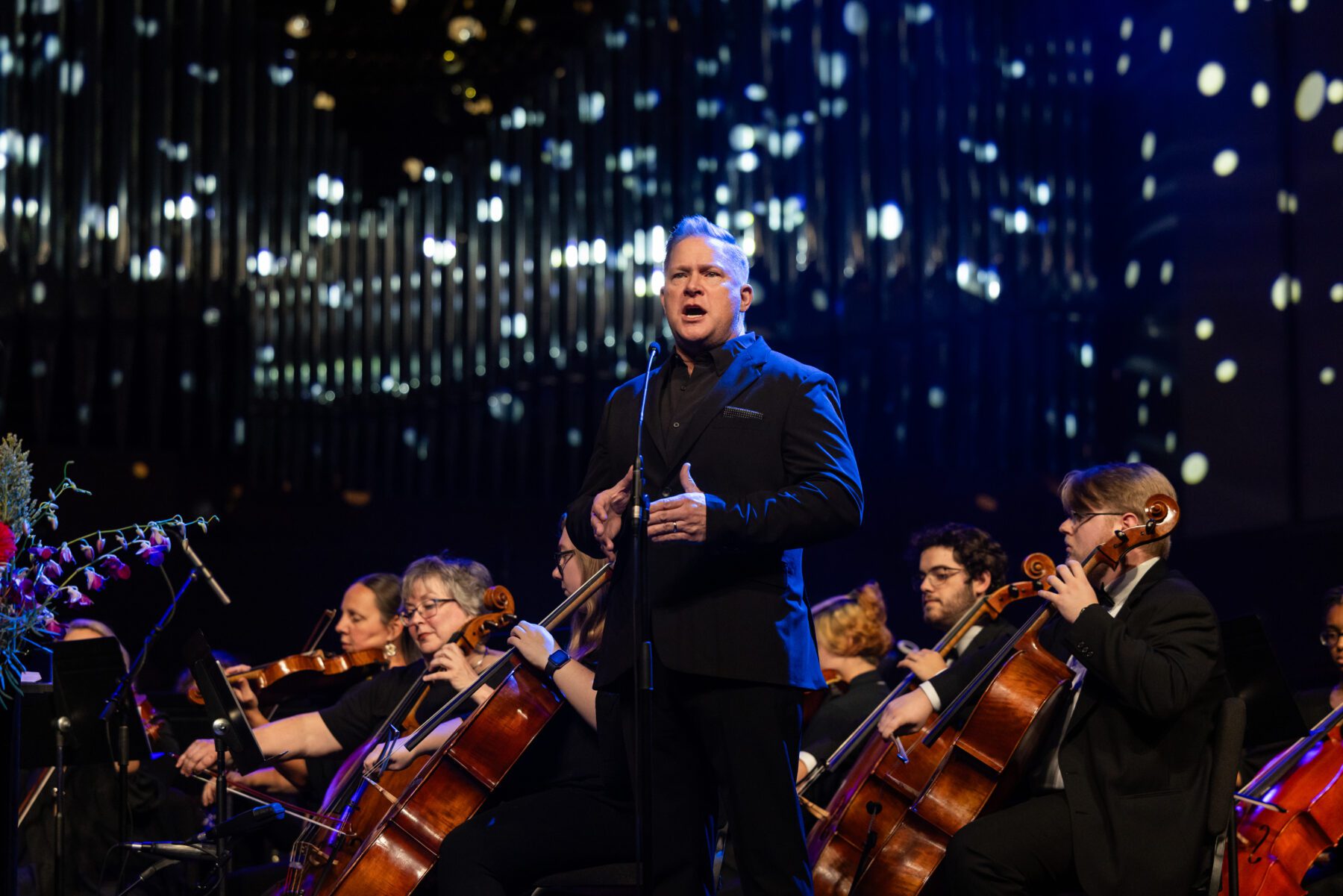 George Wolff performs his solo of "Stars" from Les Miserables