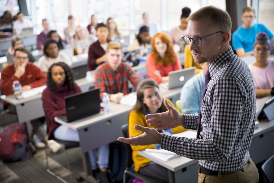 Steve Case teaching class