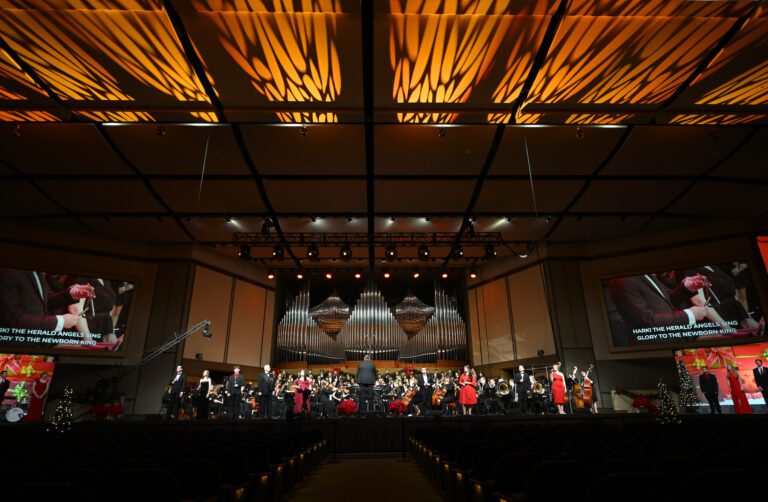 School of Music faculty and students performing in Centennial Chapel