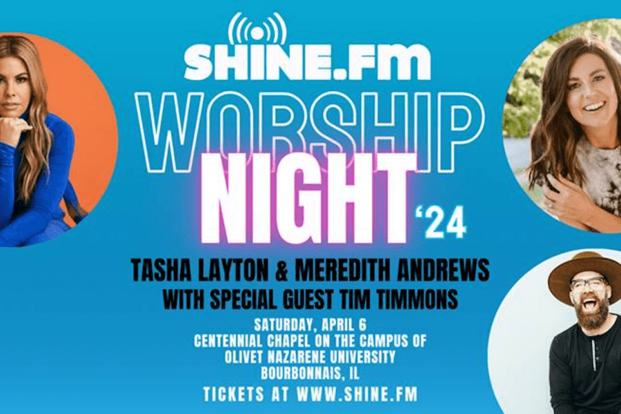 Shine.fm worship night graphic