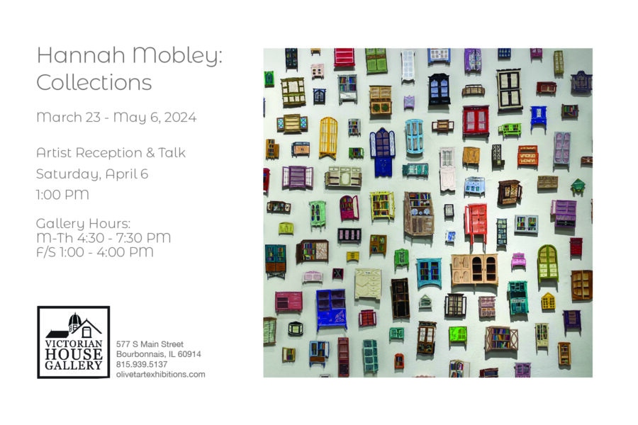 art show card for Hannah Mobley guest artist
