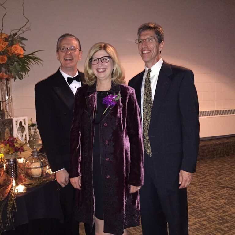 Woodruff family at ONU for award ceremony