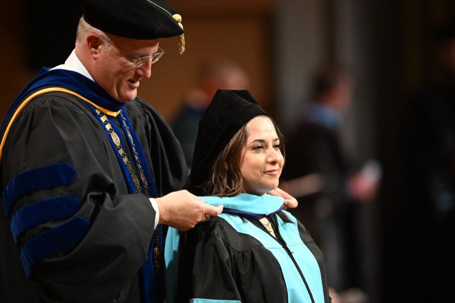 hooding ceremony