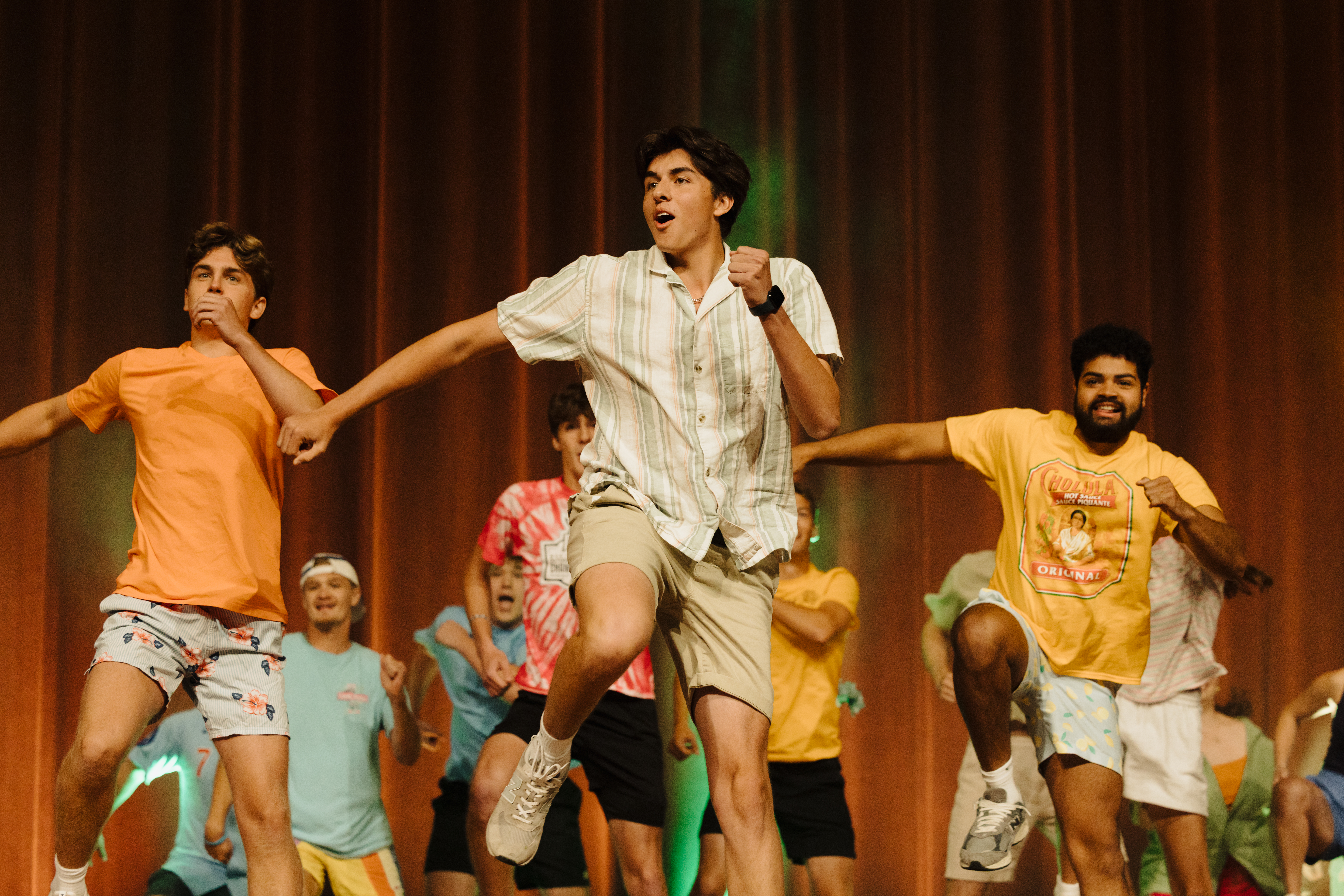 People dancing on stage