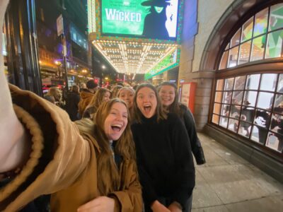 Anna Shoup with her friends