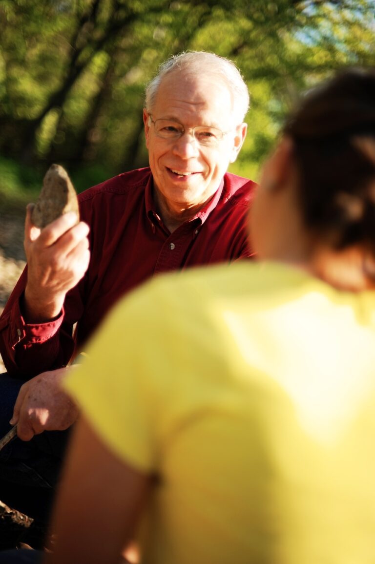Dr. Max Reams teaching a student