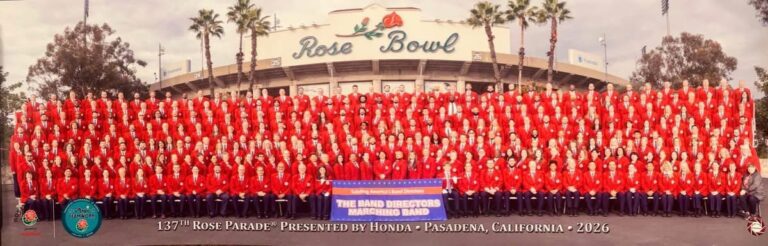 Rose Bowl parade 2026 group photo