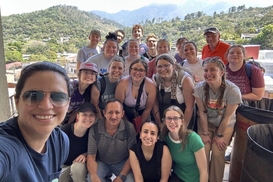 Honduras group photo selfie