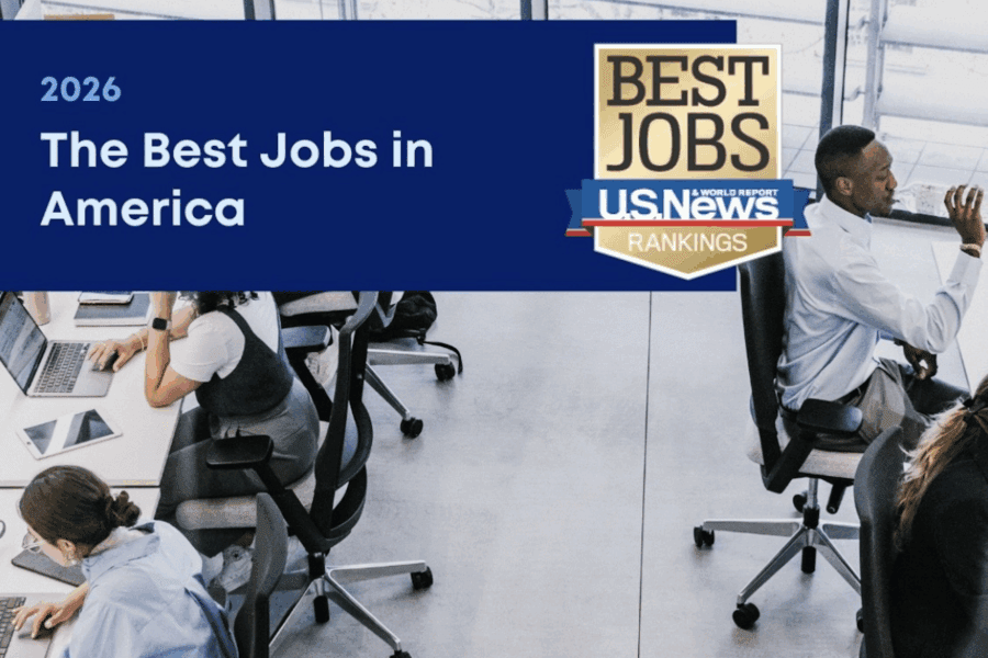 US NEWS Best Jobs in America Graphic