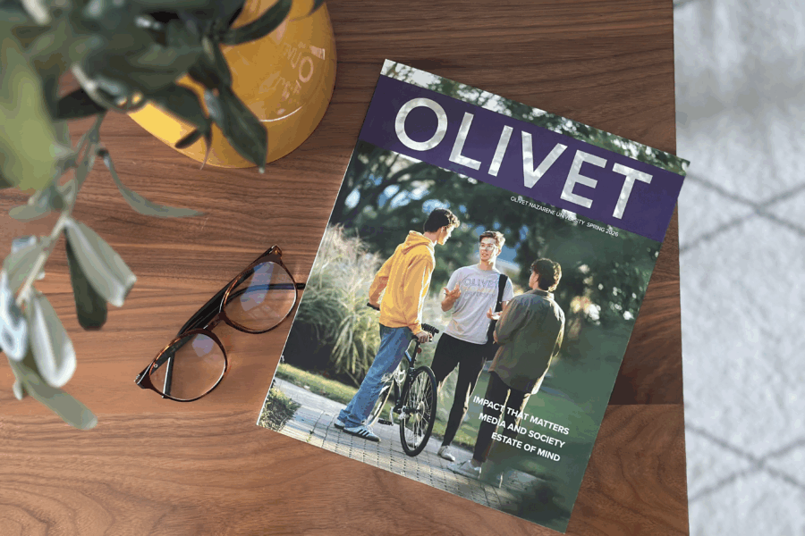spring Olivet The Magazine cover
