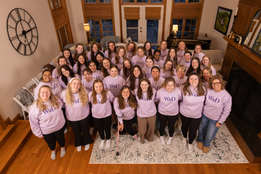 All members of Women in the Word taking a group picture