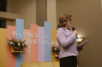 Tammy Chenoweth speaking at Women in the Word.