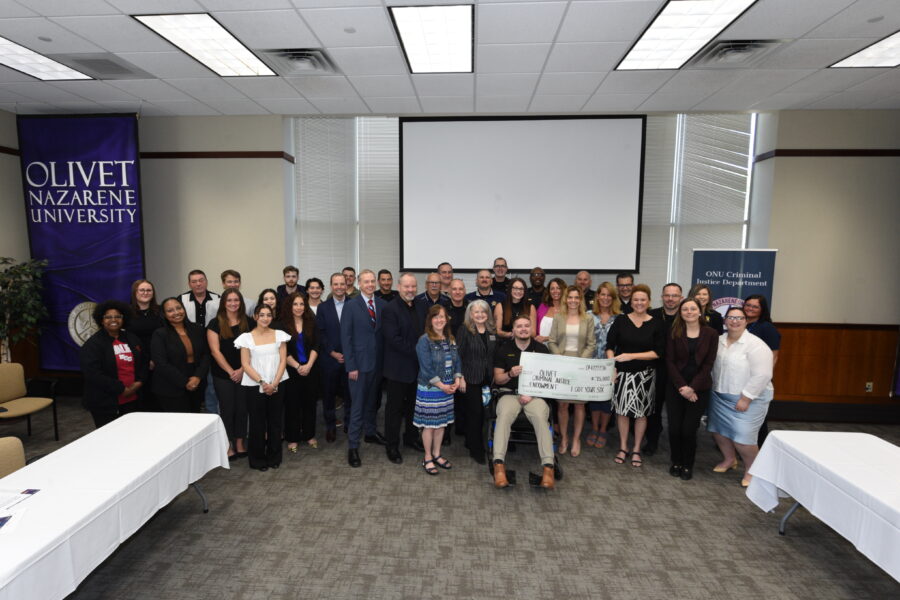 A group picture at the scholarship event.