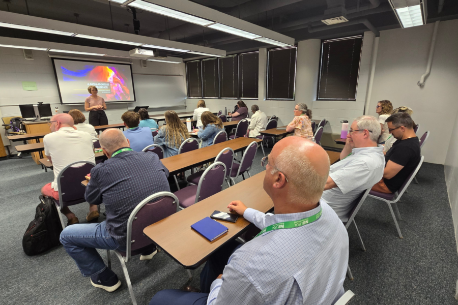 A Picture of people at one of the sessions at PALCON