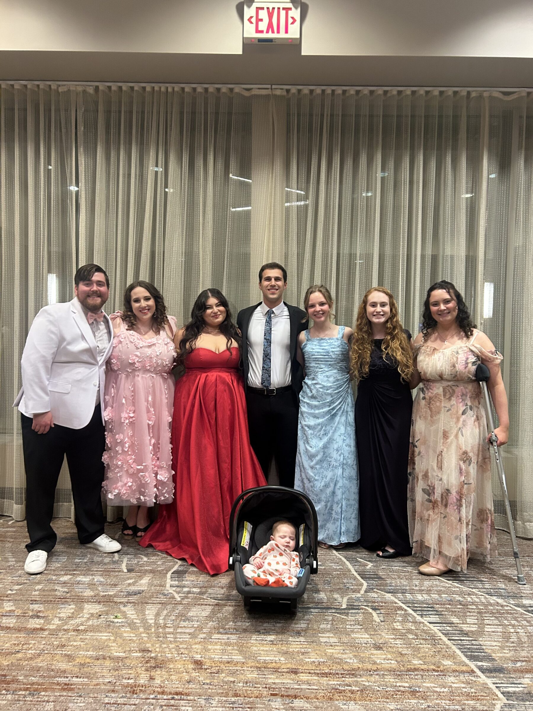 A picture of Cole and some of his friends.