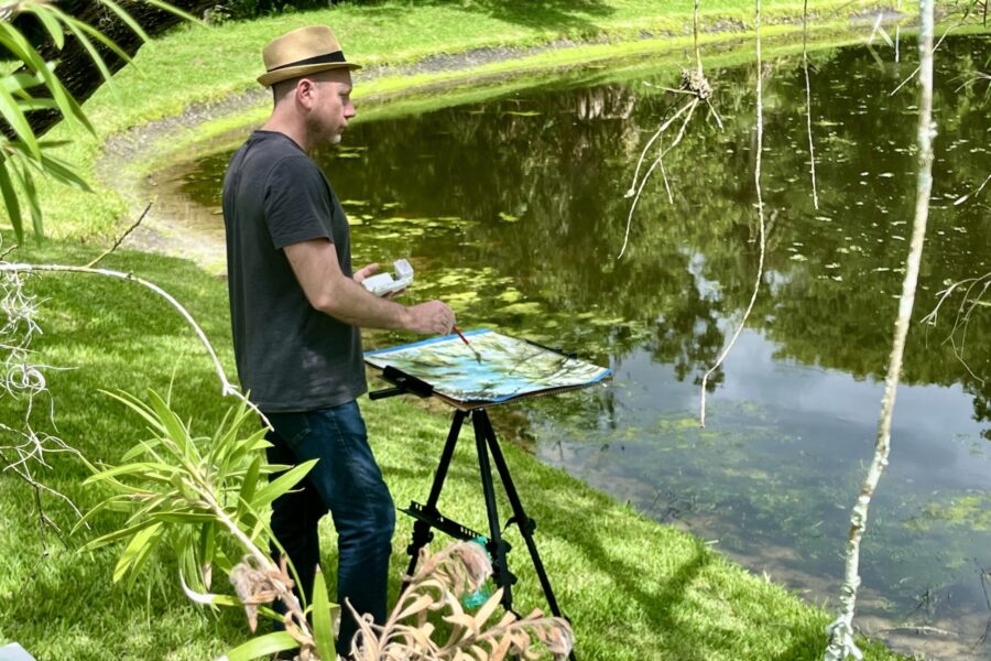 Jon Seals painting